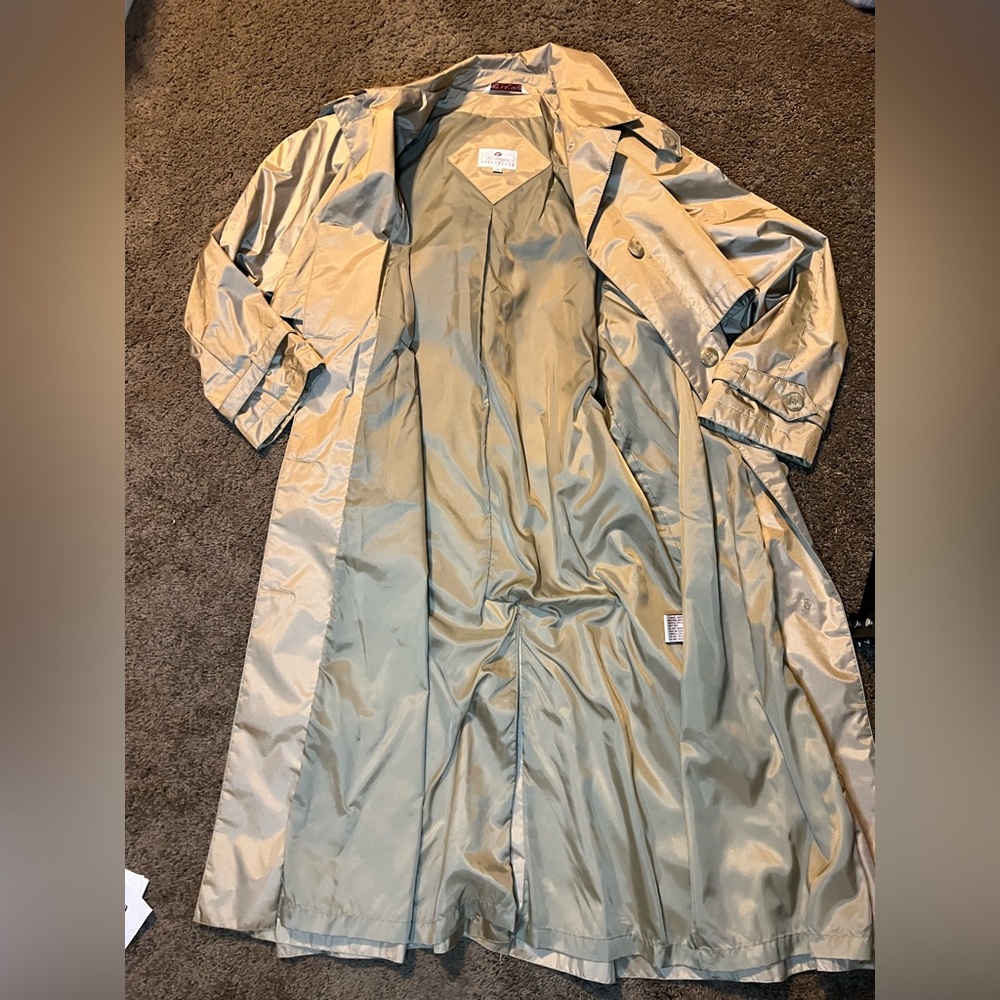 WORTHINGTON VINTAGE TRENCH COAT SIZE 18 C23 - Picture 4 of 16